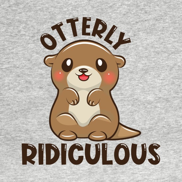 Otter Animal Cute Adorable Baby Critter Ridiculous by Mellowdellow